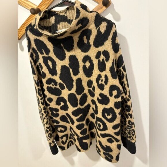 Stella McCartney Leopard Print Leo Instarsia Knit Alpaca Blend Sweater - Picture 2 of 11